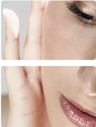 visage de femme sans injection plaquettaire
