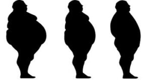 silhouette obèse