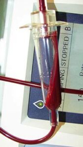 tube de sang 