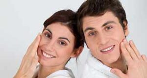 visages homme et femme