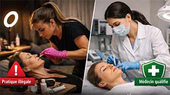 Une influenceuse fait un injection fessière mortelle injection illegale esthetique