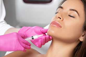 injection du menton
